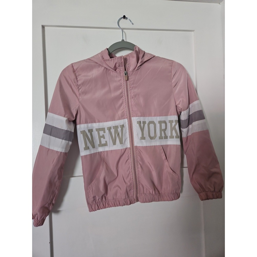 Kelly by 26 International Utility Collection Pink NY Hooded Jacket Size‎ 7/8